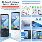 DOOV R70 Keypad Phone, 6GB+128GB, 4 inch Android 13 Mediatek MT6762 Octa Core, Network: 4G, Support Google Store, No Camera, No Camera