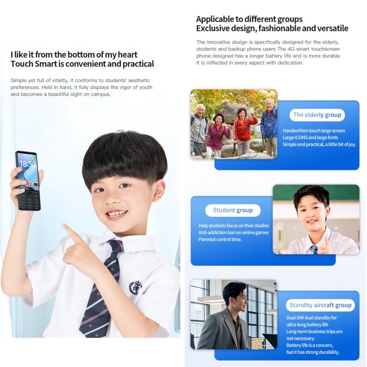 DOOV R70 Keypad Phone, 6GB+128GB, 4 inch Android 13 Mediatek MT6762 Octa Core, Network: 4G, Support Google Store, No Camera, No Camera