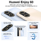 Dual Back Cameras, Face ID & Side Fingerprint Identification, 6000mAh Battery, 6.75 inch HarmonyOS 3.0 Octa Core, Network: 4G, OTG, Not Support Google Play, 128GB