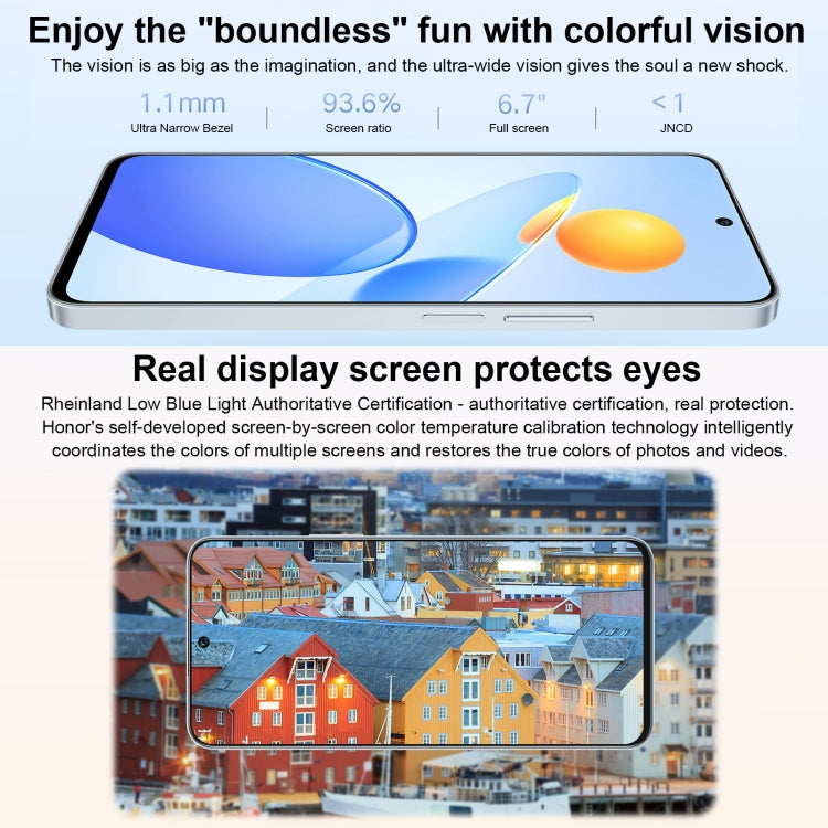 Dual Back Cameras, Side Fingerprint Identification, 4000mAh Battery, 6.7inch Magic UI 6.1 / Android 12  Dimensity 6020 Octa Core, Network: 5G, OTG, Not Support Google Play, 8GB+128GB