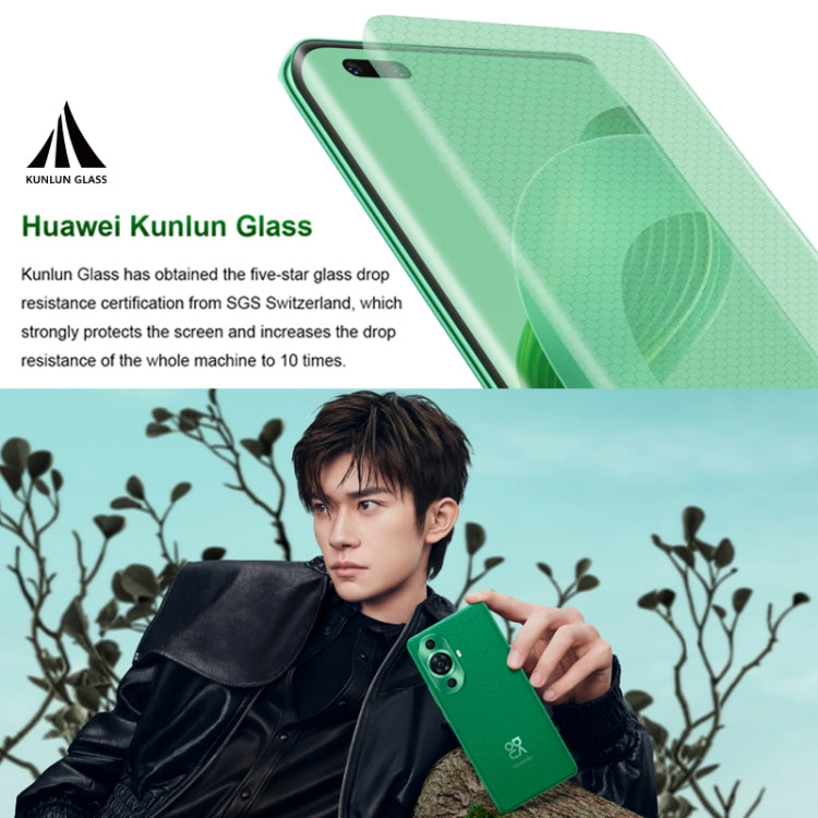Dual Back + Dual Front Cameras, Screen Fingerprint Identification, 6.78 inch Kunlun Glass HarmonyOS Qualcomm Snapdragon 778G 4G Octa Core up to 2.4GHz, Network: 4G, OTG, NFC, Not Support Google Play, nova 11 Ultra  512GB Kunlun Glass